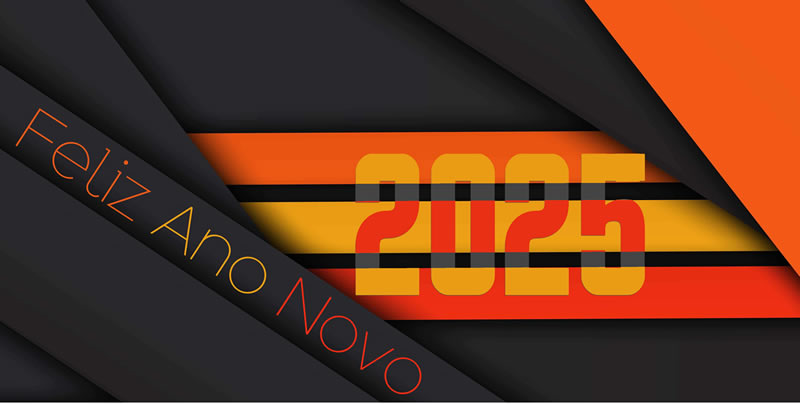 Cartão moderno e elegante do ano novo feliz 2023 
